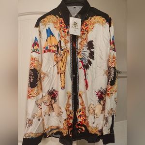 1990S Native American Buffalo Bill Shirt XL